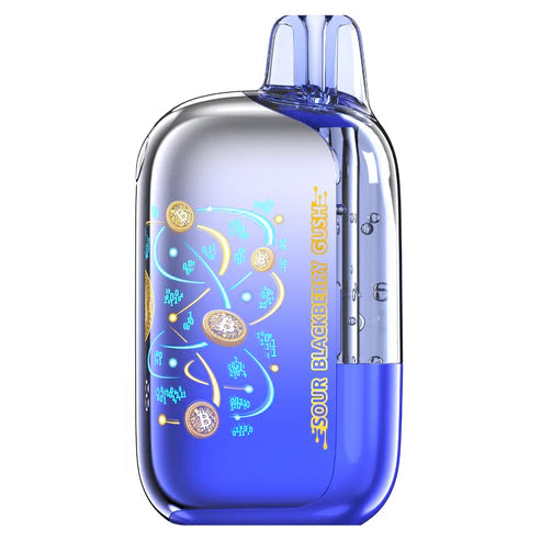 Foger Bit 35K Sour Blackberry Gush Disposable Vape - Black Coral